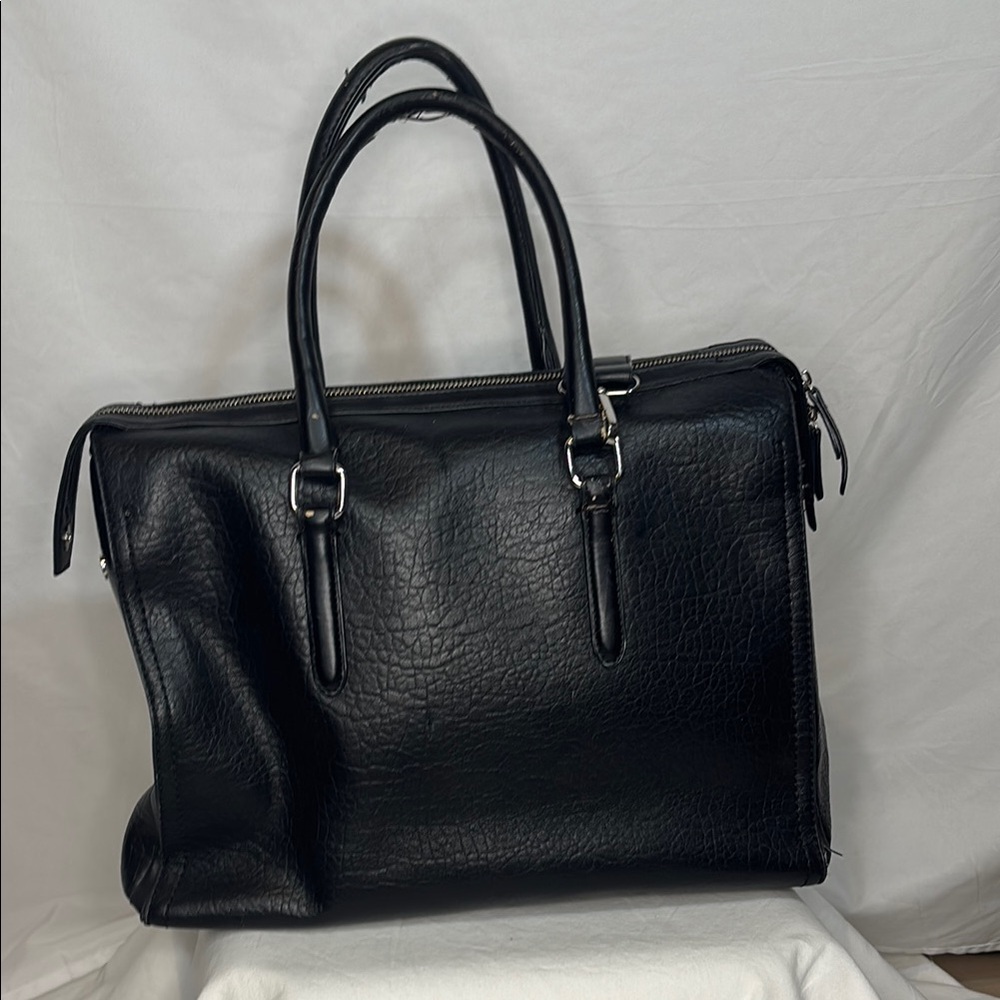 Black synthetic bag Bag